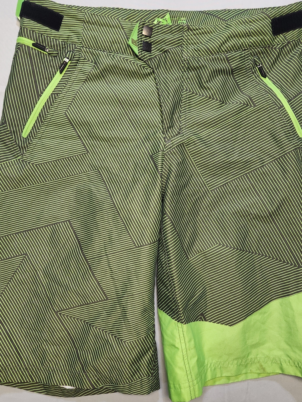 Royal Racing Cycling Cargo Shorts Mens Large Green Lined MTB Trail Bike Pockets